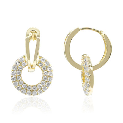 Pendientes en oro con Diamante I1 (H)  (CIRARI)