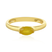 Anillo en plata con Zafiro amarillo de Madagascar