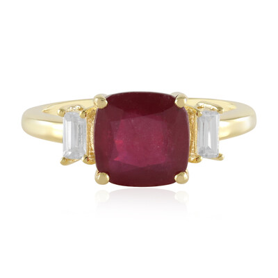 Anillo en plata con Rubí de Madagascar