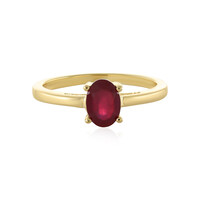 Anillo en plata con Rubí de Madagascar