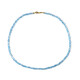 Collar en plata con Topacio azul cielo