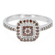 Anillo en plata con Diamante fantasía