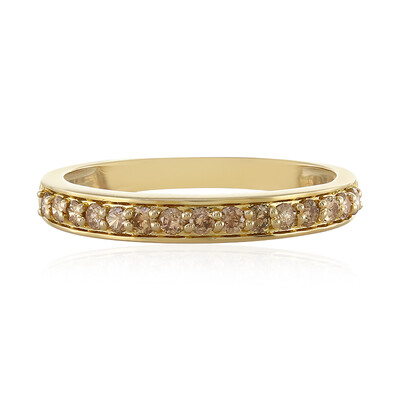 Anillo en oro con Diamante chocolate I1