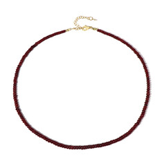 Collar en plata con Rubí