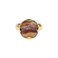 Anillo en plata con Ágata lace
