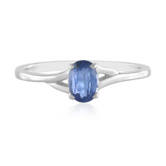 Anillo en plata con Cianita de Nepal