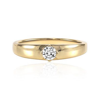 Anillo en oro con Diamante VS1 (F) (adamantes [!])