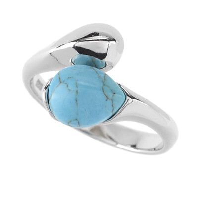 Anillo en plata con Turquesa (dagen)
