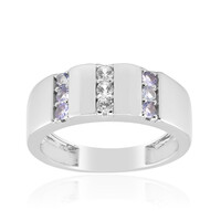 Anillo en plata con Tanzanita