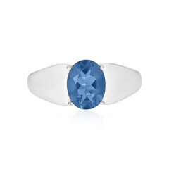 Anillo en plata con Fluorita de color cambiante