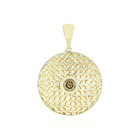 Colgante en oro con Diamante champán I2 (Ornaments by de Melo)