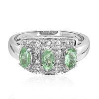 Anillo en plata con Turmalina Paraíba