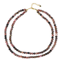 Collar en plata con Rodonita (Riya)