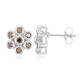 Pendientes en plata con Diamante fantasía