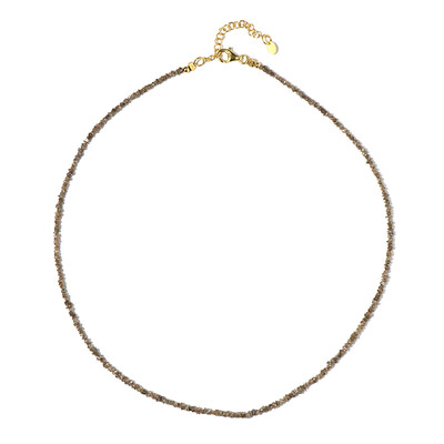 Collar en plata con Diamante champán