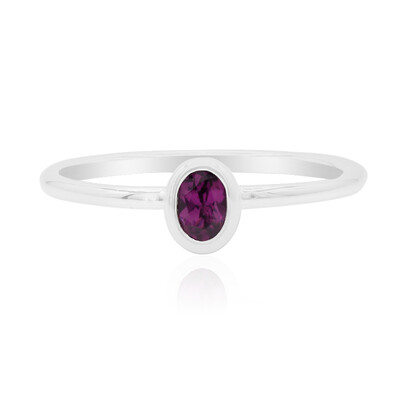 Anillo en plata con Rodolita