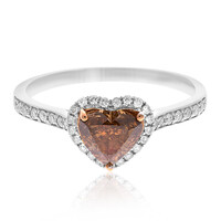 Anillo en oro con Diamante chocolate SI2 (CIRARI)