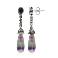 Pendientes en plata con Fluorita (Annette classic)