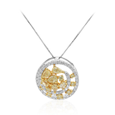 Collar en oro con Diamante amarillo SI2 (CIRARI)
