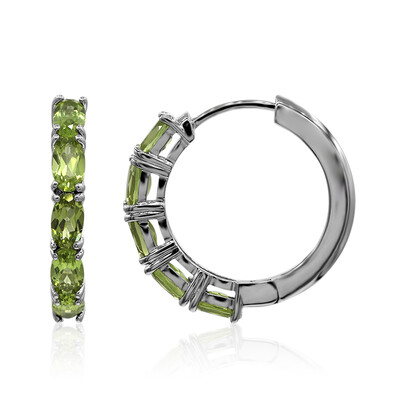 Pendientes en plata con Peridoto