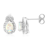 Pendientes en plata con Topacio Rayo de Luna