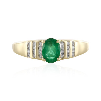 Anillo en oro con Esmeralda de Zambia (Adela Gold)