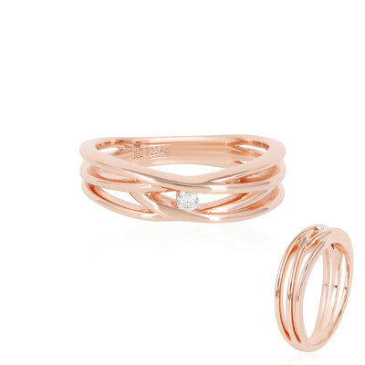 Anillo en plata con Diamante SI2 (J)