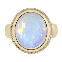 Anillo en oro con Ópalo Welo AAA (de Melo)