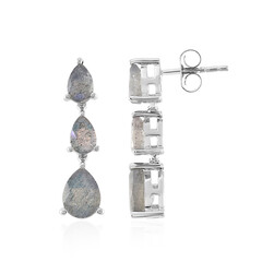 Pendientes en plata con Labradorita