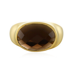 Anillo en plata con Cuarzo ahumado