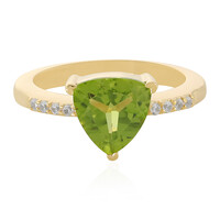 Anillo en plata con Peridoto