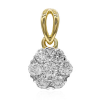 Colgante en oro con Diamante IF (D)