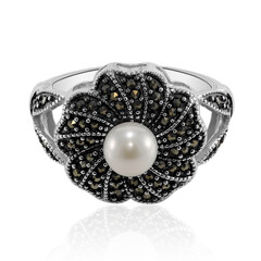 Anillo en plata con Perla Freshwater