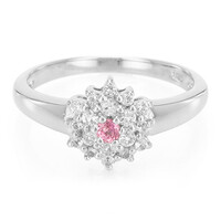 Anillo en plata con Turmalina rosa