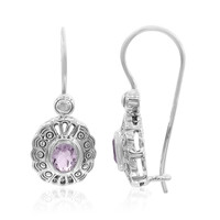 Pendientes en plata con Amatista