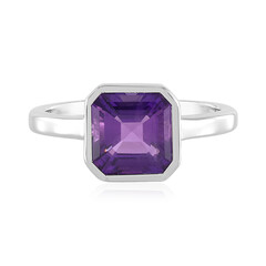 Anillo en plata con Amatista de Siberia