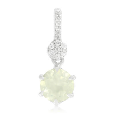 Colgante en plata con Prehnita