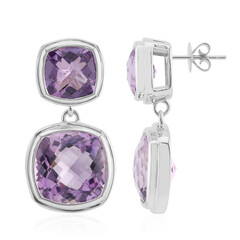 Pendientes en plata con Amatista (Pallanova)