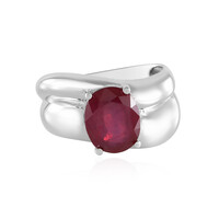 Anillo en plata con Rubí de Madagascar (de Melo)