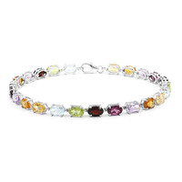 Brazalete en plata con Amatista