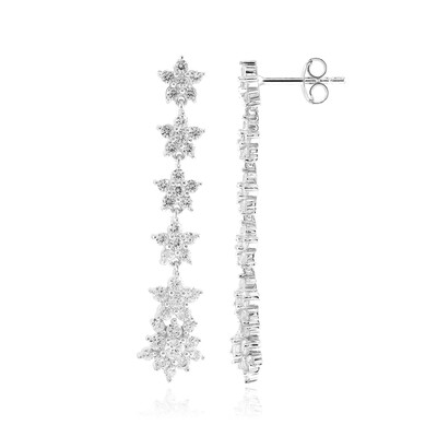 Pendientes en plata con Zircón