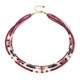 Collar en plata con Topacio azul de Londres (Riya)