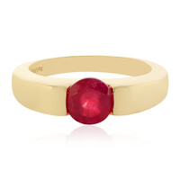Anillo en plata con Rubí de Madagascar