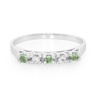 Anillo en plata con Alejandrita de Brasil