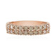 Anillo en oro con Diamante champán SI2