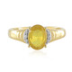 Anillo en plata con Zafiro amarillo de Madagascar