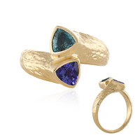 Anillo en oro con Tanzanita (de Melo)