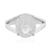 Anillo en plata con Cuarzo blanco