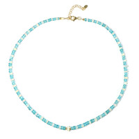 Collar en plata con Apatita azul