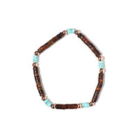 Brazalete con Ojo de tigre rojo